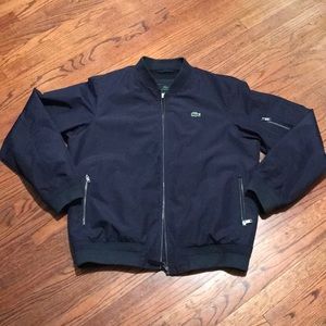 Lacoste lightweight fall bomber style jacket